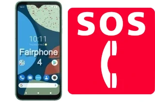 Llamadas de emergencia en Fairphone 4