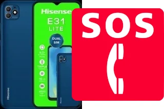 Llamadas de emergencia en HiSense E31 LITE