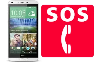 Llamadas de emergencia en HTC Desire 816G dual sim