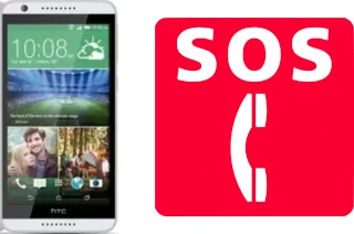 Llamadas de emergencia en HTC Desire 820s