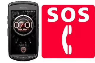 Llamadas de emergencia en Kyocera Torque KC-S701