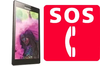 Llamadas de emergencia en Lenovo Tab 2 A7-10