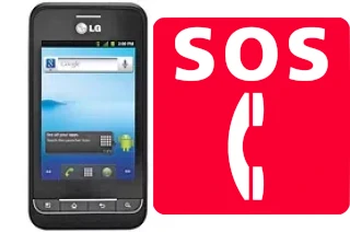 Llamadas de emergencia en LG Optimus 2 AS680