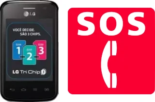 Llamadas de emergencia en LG Optimus L1 II Tri
