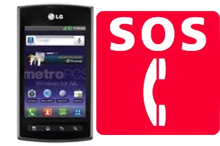 Llamadas de emergencia en LG Optimus M+ MS695