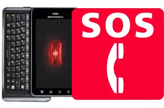 Llamadas de emergencia en Motorola DROID 3
