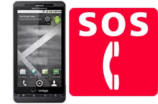 Llamadas de emergencia en Motorola DROID X