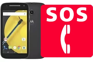 Llamadas de emergencia en Motorola Moto E (2nd gen)