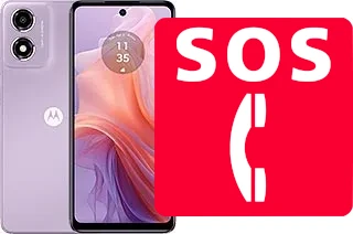 Llamadas de emergencia en Motorola Moto E14