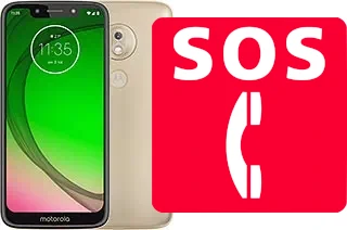 Llamadas de emergencia en Motorola Moto G7 Play