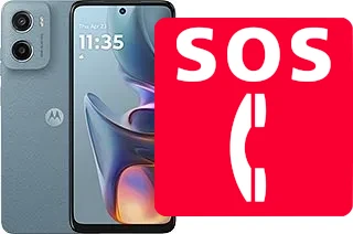 Llamadas de emergencia en Motorola Moto E15