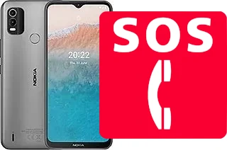 Llamadas de emergencia en Nokia C21 Plus