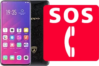 Llamadas de emergencia en Oppo Find X Lamborghini Edition