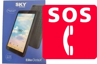 Llamadas de emergencia en Sky-Devices Elite OctaX