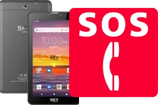 Llamadas de emergencia en Sky-Devices Platinum A7