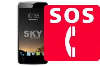 Llamadas de emergencia en Sky-Devices Sky Elite 5-5L Plus