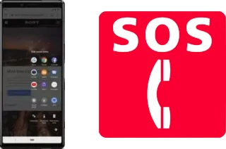 Llamadas de emergencia en Sony Xperia 1