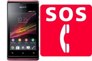 Llamadas de emergencia en Sony Xperia E