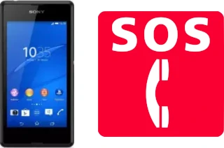 Llamadas de emergencia en Sony Xperia E3 4G