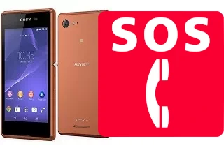 Llamadas de emergencia en Sony Xperia E3 Dual