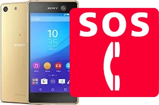 Llamadas de emergencia en Sony Xperia M5 Dual