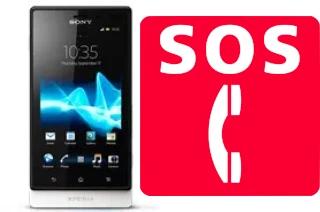 Llamadas de emergencia en Sony Xperia sola