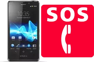 Llamadas de emergencia en Sony Xperia T