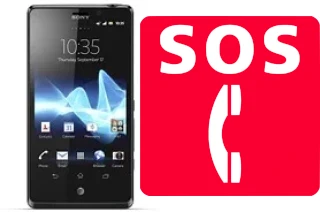 Llamadas de emergencia en Sony Xperia T LTE