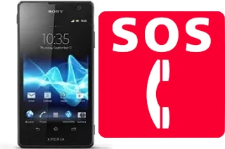 Llamadas de emergencia en Sony Xperia TX