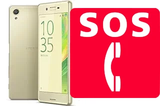 Llamadas de emergencia en Sony Xperia X