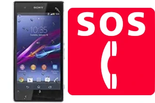 Llamadas de emergencia en Sony Xperia Z1s