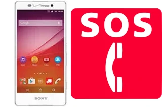 Llamadas de emergencia en Sony Xperia Z4v