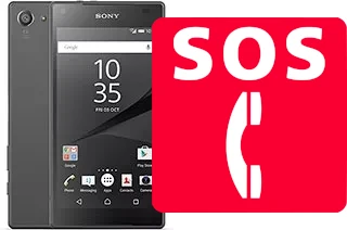 Llamadas de emergencia en Sony Xperia Z5 Compact