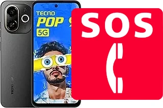 Llamadas de emergencia en Tecno Pop 9