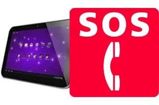 Llamadas de emergencia en Toshiba Excite 10 SE