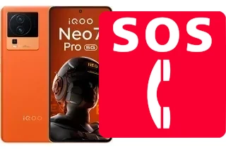 Llamadas de emergencia en vivo iQOO Neo 7 Pro