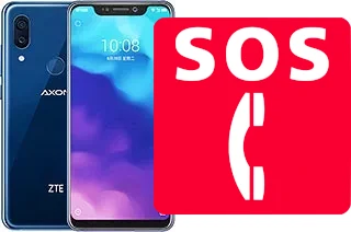 Llamadas de emergencia en ZTE Axon 9 Pro