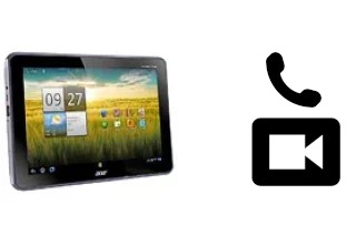 Hacer videollamadas con un Acer Iconia Tab A700