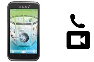 Hacer videollamadas con un alcatel OT-995