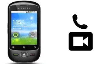 Hacer videollamadas con un alcatel OT-906