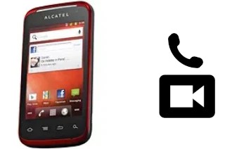 Hacer videollamadas con un alcatel OT-983