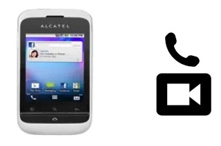 Hacer videollamadas con un alcatel OT-903