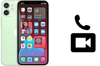 Hacer videollamadas con un Apple iPhone 12 mini