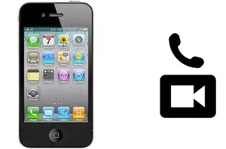 Hacer videollamadas con un Apple iPhone 4