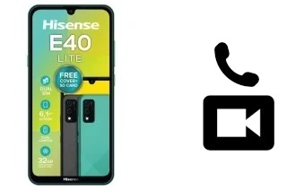 Hacer videollamadas con un HiSense E40 LITE