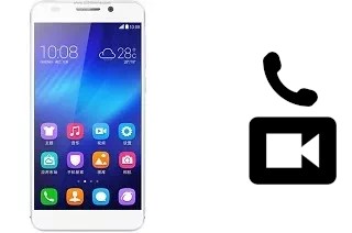 Hacer videollamadas con un Honor 6