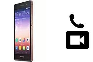 Hacer videollamadas con un Huawei Ascend P7 Sapphire Edition