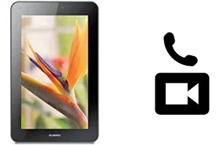 Hacer videollamadas con un Huawei MediaPad 7 Youth2