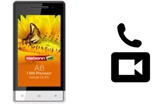 Hacer videollamadas con un Karbonn A6