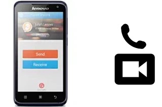 Hacer videollamadas con un Lenovo A526